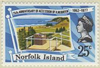 Norfolk Is #218 QEII Coronation Anniversary Mnh