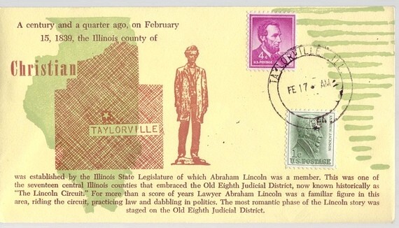 1839 - 1964 Feb 17th Lincoln County of Christian Taylorville is