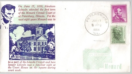 1839 - 1964 June 17th Lincoln Attended the First Term of the Me