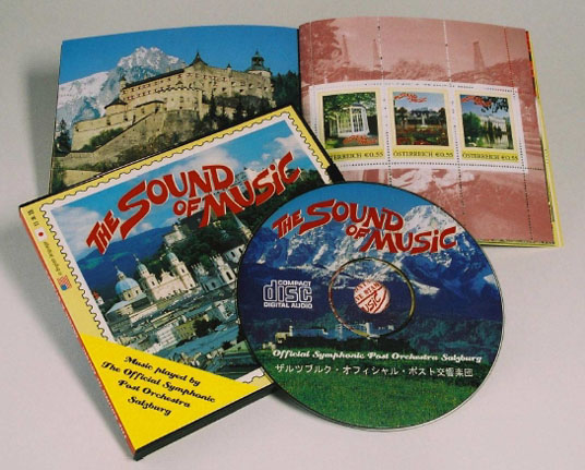Austria 2001 The Sound of Music CD w/ Booklet of 9v Sealed / MNH