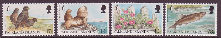 Falkland Islands #686-89 Wildlife Conservation 4v Mnh