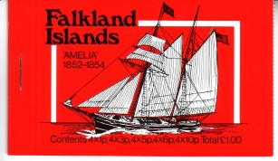 Falkland Islands #SG4 Ships Definitives Booklet Unexploded Mint