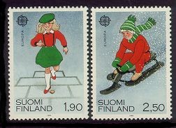Finland #795-96 Europa - Children Playing 2v Mnh
