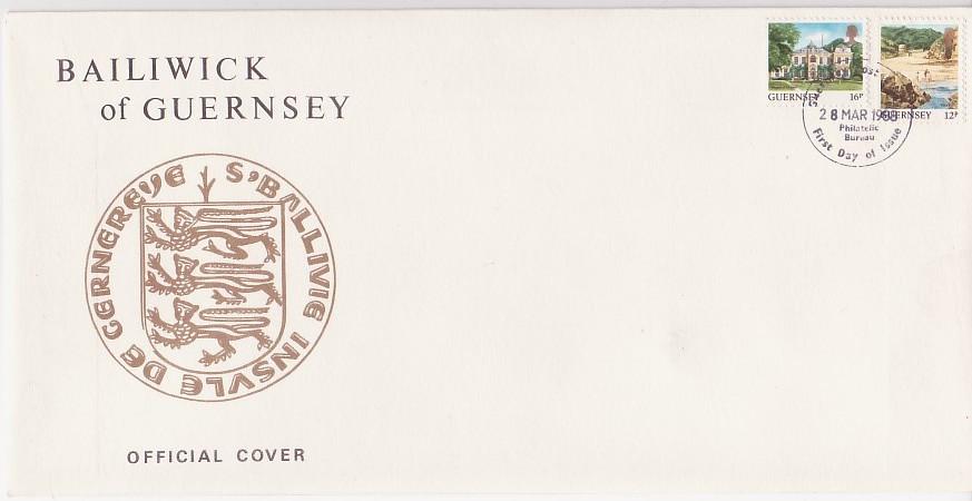 Guernsey #376 + 378 12p & 16p Coils Set of 2 FDC's