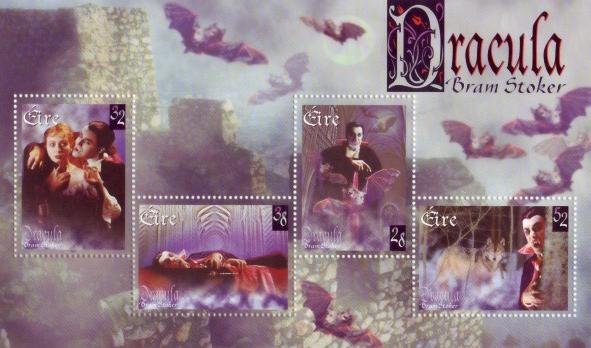 Ireland #1089a Dracula S/S Mnh Bats Horror Literature Movies