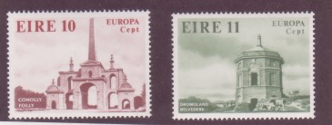 Ireland #242-43 Europa Key 1968 2v Mnh
