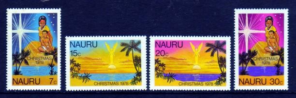 Nauru 1978 #184-87 Christmas Mnh / **
