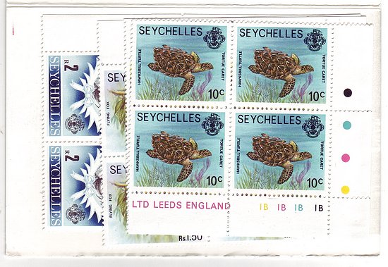 Seychelles #SGB4 15rs Stamp Booklet Turtles HistoryS
