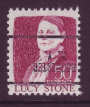 USA #1293 50c Lucy Stone Rochester NY Local Precancel Invert Mnh