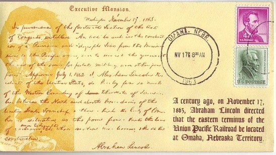 1836 - 1961 Young Abraham Lincoln Records His Last Survey New Sa