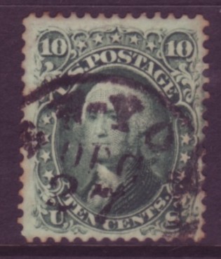 United States 1861 #68 10c Washington VF Used