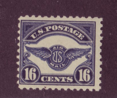 USA 1923 #C5 16c Air Service Emblem 1v Airmail F-VF Mnh