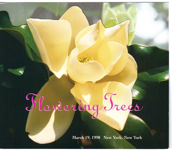 USA 1998 #3193-97 Flowering Trees Ceremony Program FDC Flowers B